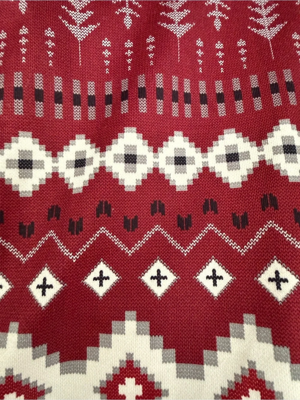 ALP N ROCK Kari Base Layer Top & Leggings Size Small Burgundy Red Fair Isle
